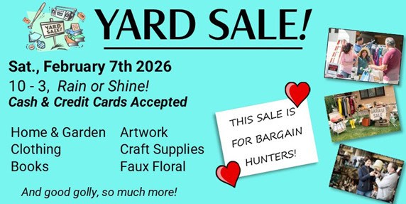 Yard Sale Feb 7 2026